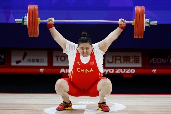 中国举重5金2银3铜收官！李雯雯女子86公斤以上夺金 3项全破亚运纪录